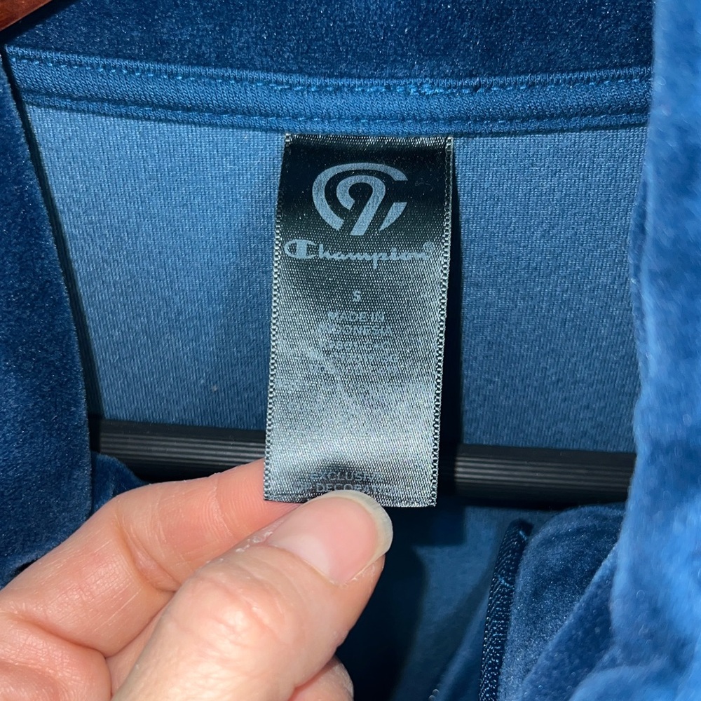 C9 by Champion Women's Velour Quarter Zip - Picture 2 of 5